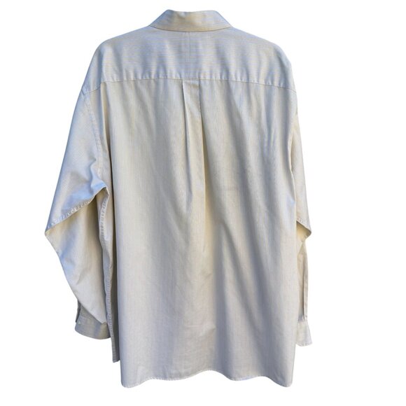 Jos. A. Bank Signature Collection Mens White Striped Long Sleeve Dress Shirt XL - Picture 4 of 10